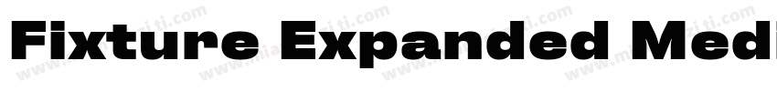Fixture Expanded Medium字体转换